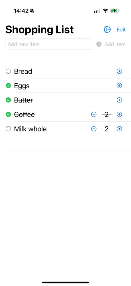 GrocList Shopping List Screenshot 1